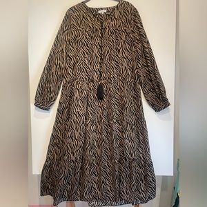 Cheetah print dress. Worn once. Size medium.